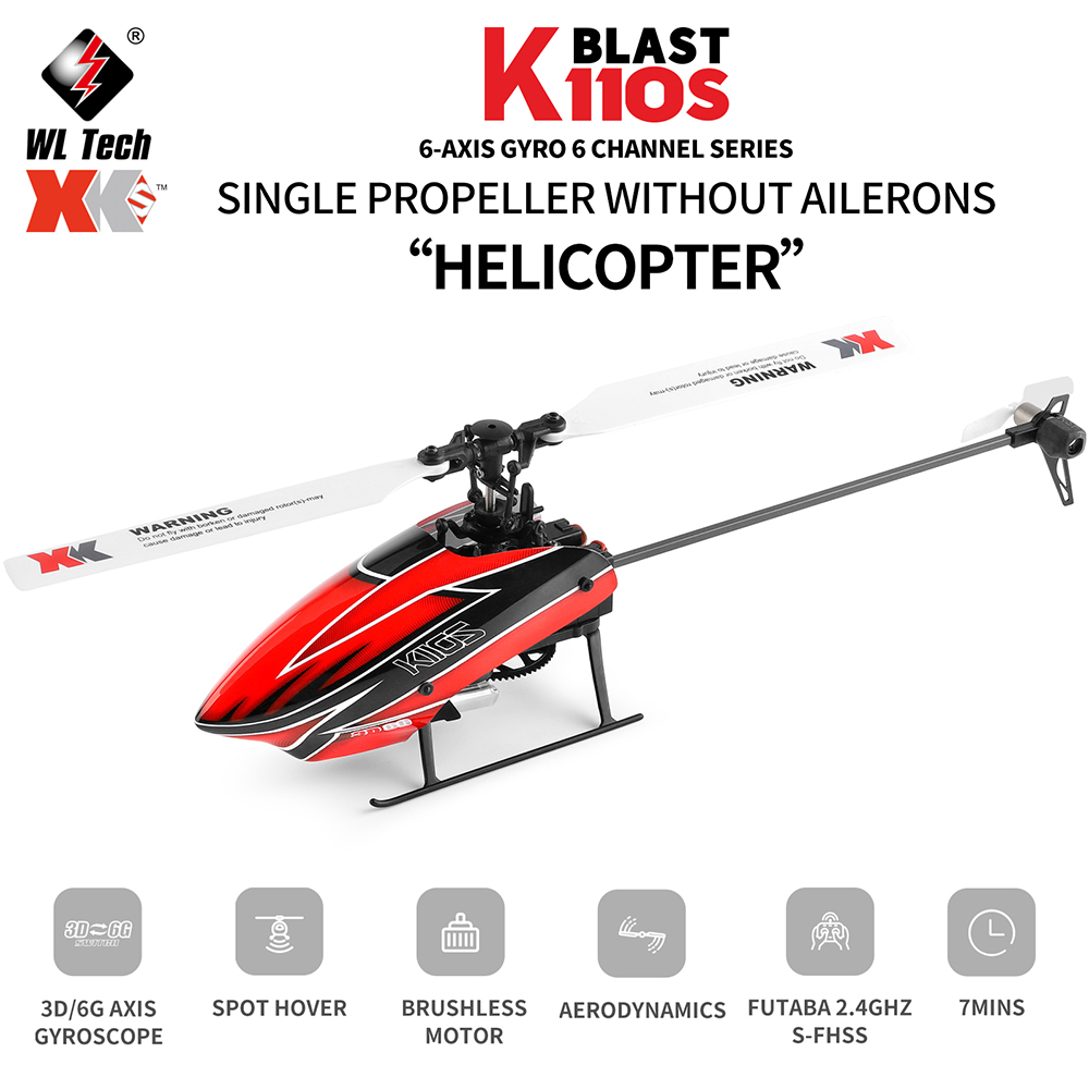 Wltoys XK K110S 6CH 3D 6G Syst - đánh giá và giá Rc Helicopter Blade